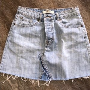 Denim skirt